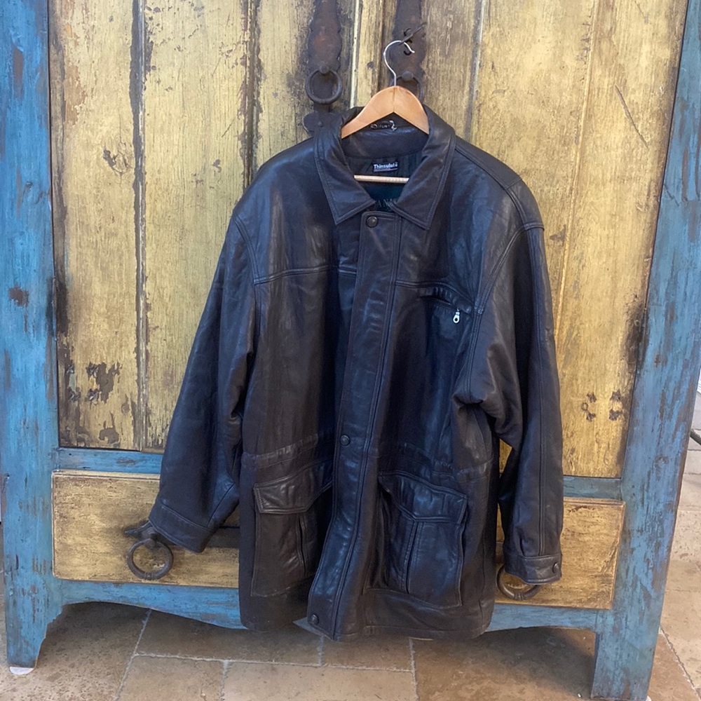 DANIER  mens leather coat